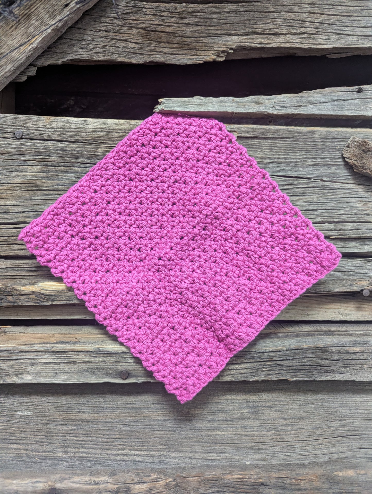 Hot Pink Dishcloth