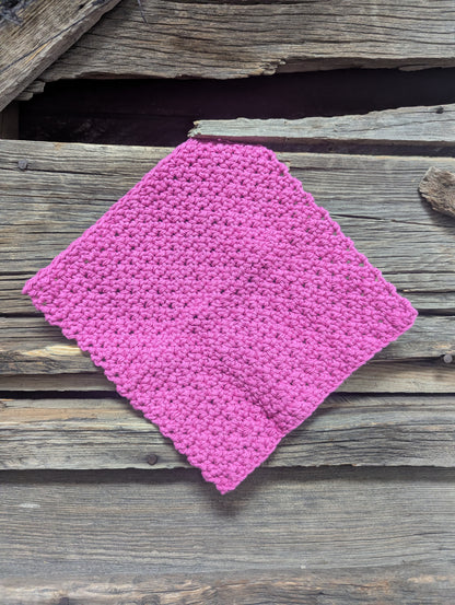 Hot Pink Dishcloth