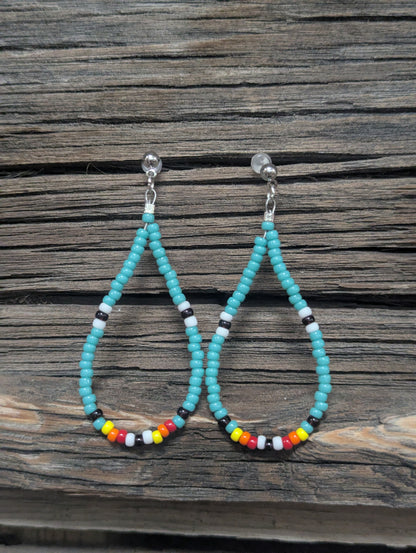 Turquoise Teardrop Earrings