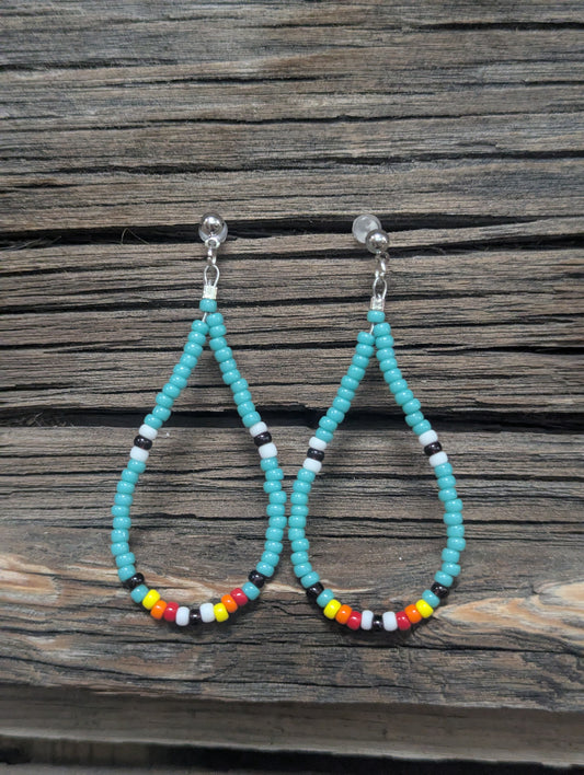Turquoise Teardrop Earrings