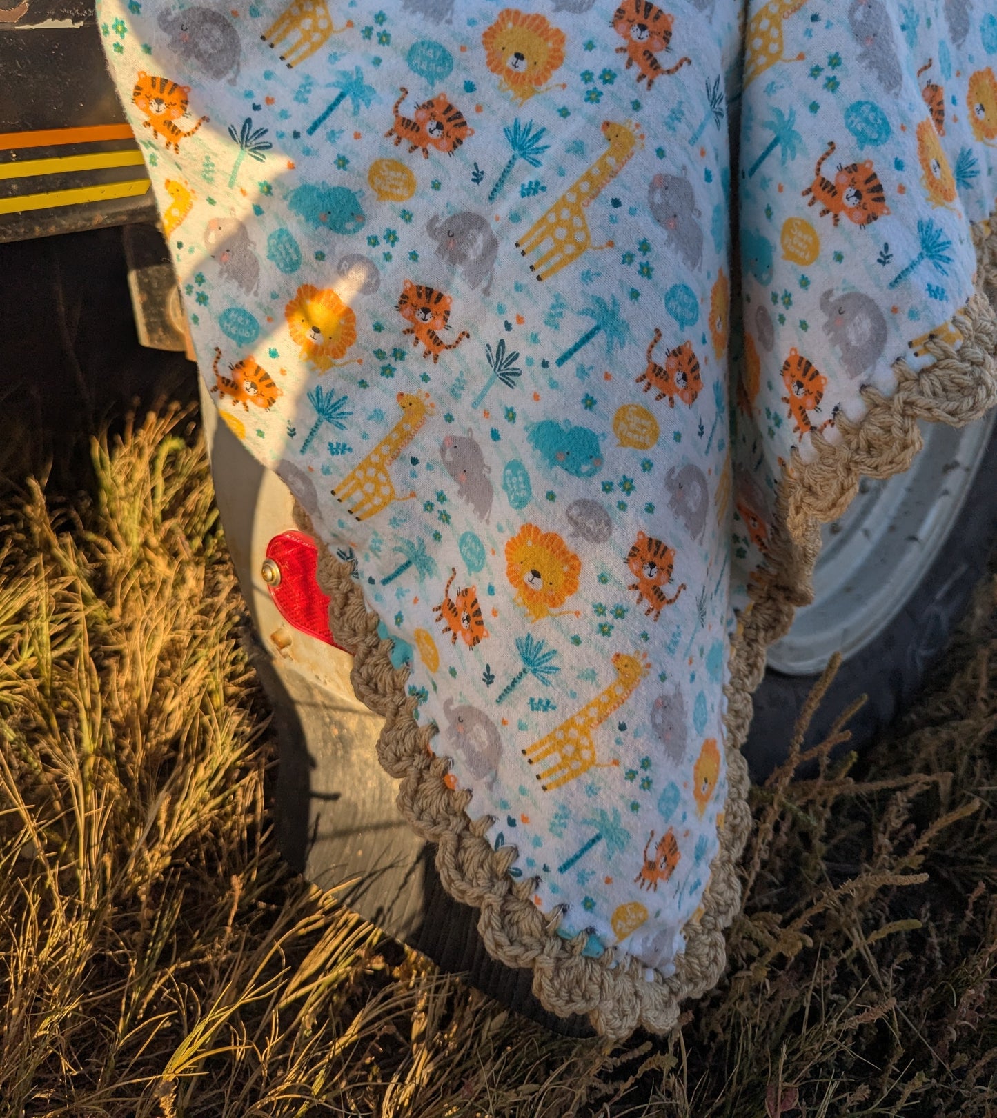 Safari Receiving Blanket (flannel)