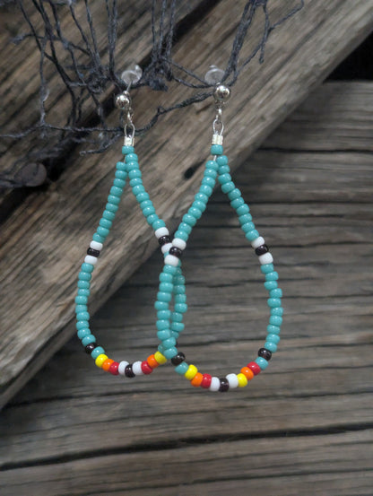 Turquoise Teardrop Earrings