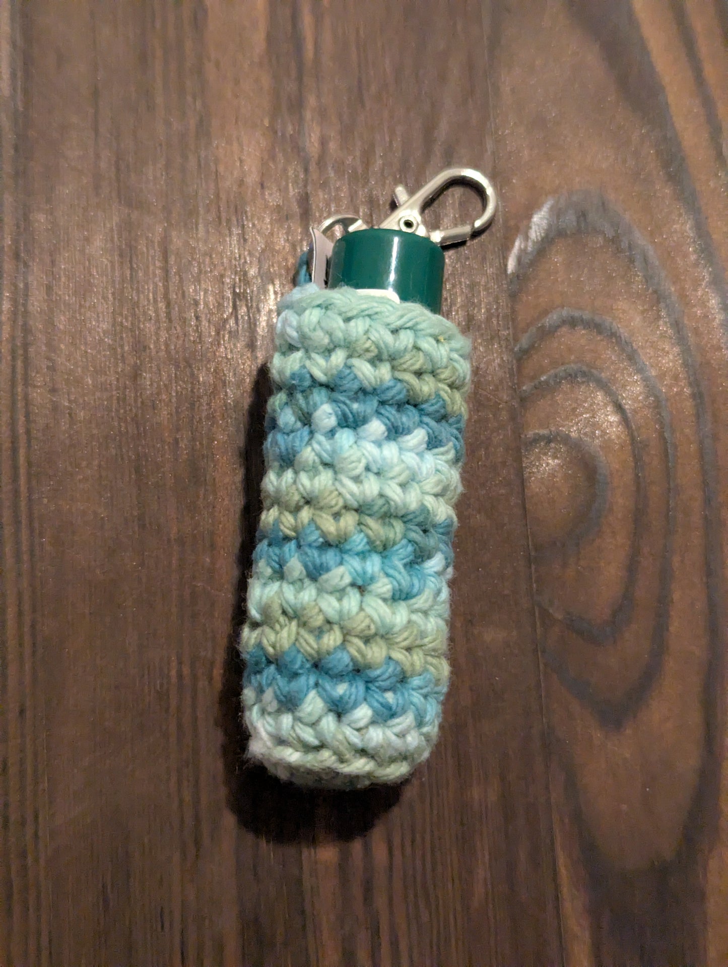 Blue Green Chapstick Holder