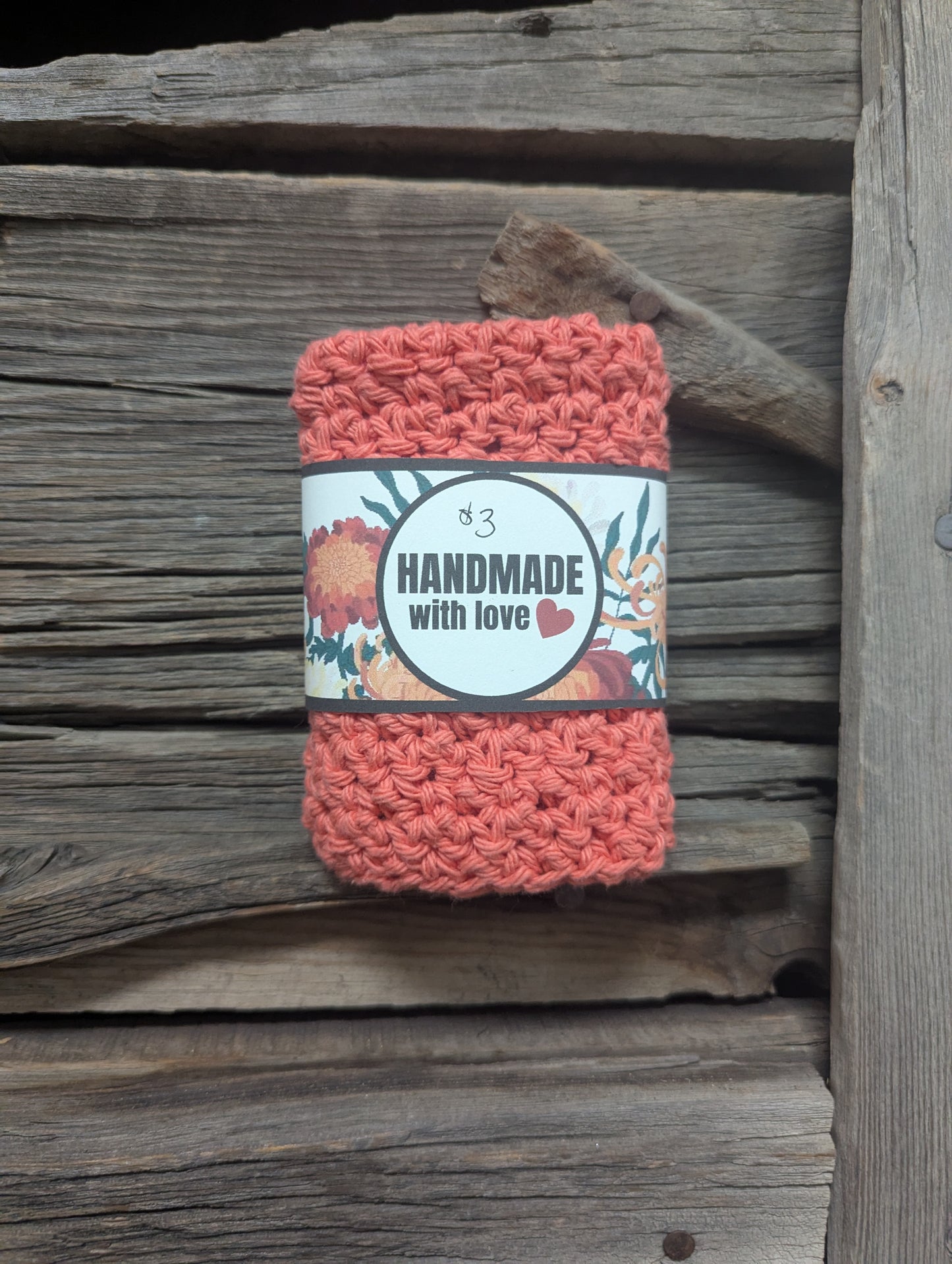 Tangerine Dishcloth